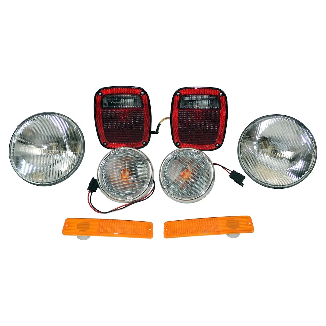 LK2 – CROWN AUTO Vehicle Light Upgrade Kit, Direct Fit With Two Headlights/ Two Side Marker Lights/ Two Parking Light...